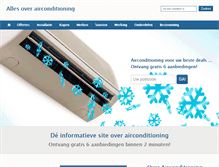 Tablet Screenshot of kopenairconditioning.nl